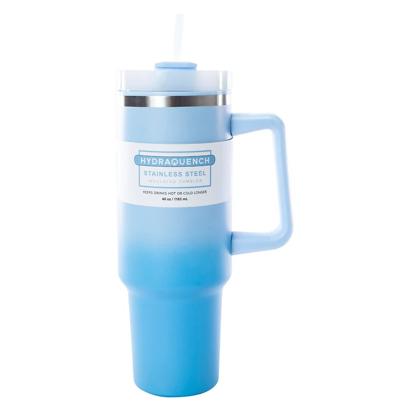 40oz Ombre Hydraquench Tumbler With Handle