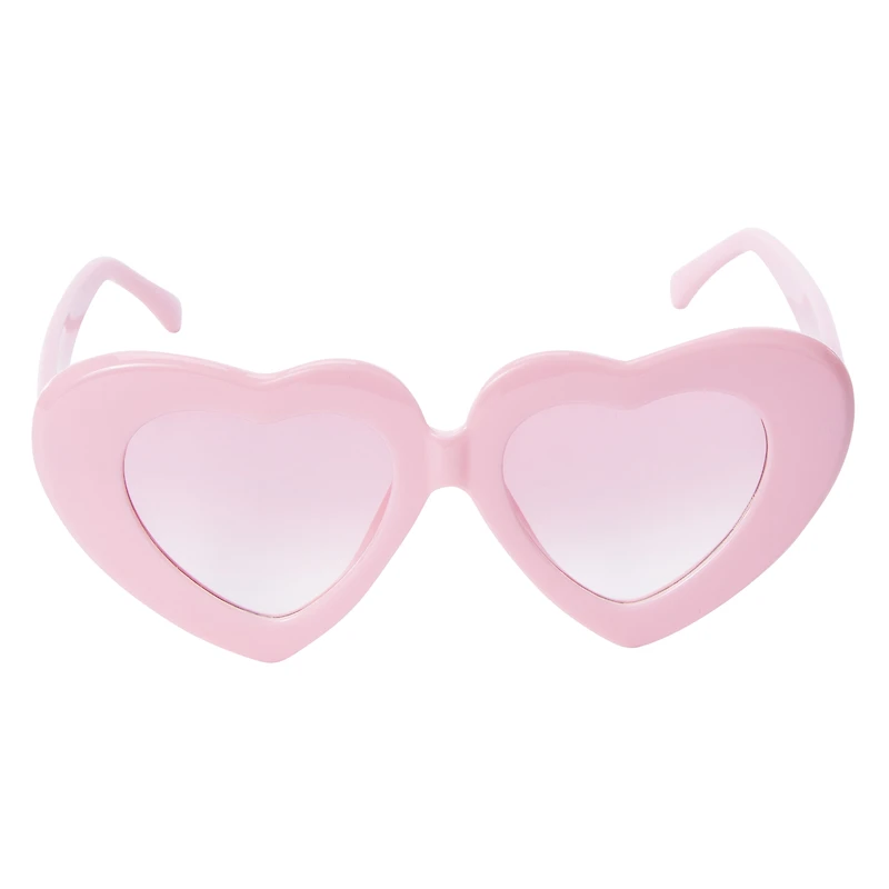 Ladies Plastic Bubble Heart Sunglasses
