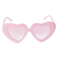 Ladies Plastic Bubble Heart Sunglasses