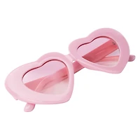 Ladies Plastic Bubble Heart Sunglasses