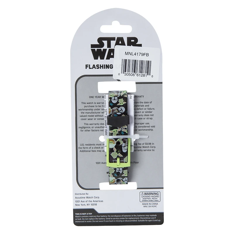 Star Wars The Mandalorian Flashing LCD Watch