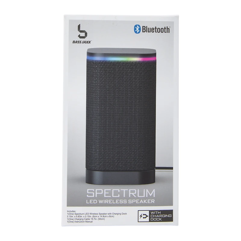 Spectrum LED Wireless Bluetooth® Speaker With Charging Dock