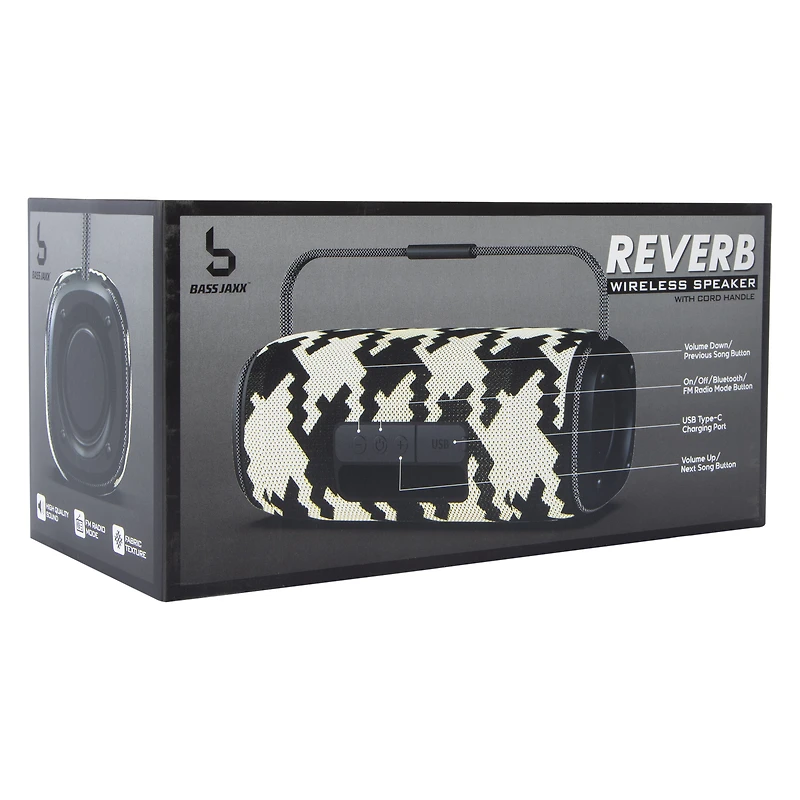 Bluetooth® Reverb Wireless Speaker With Cord Handle
