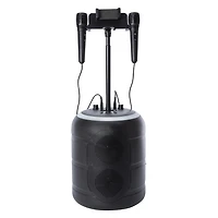 Bluetooth® Karaoke Speaker w/ Phone Stand & 2 Microphones