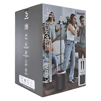 Bluetooth® Karaoke Speaker w/ Phone Stand & 2 Microphones