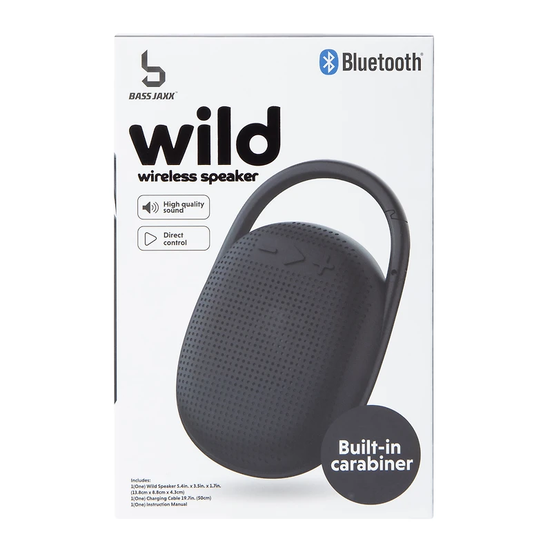 Bluetooth® Wild Carabiner Wireless Speaker