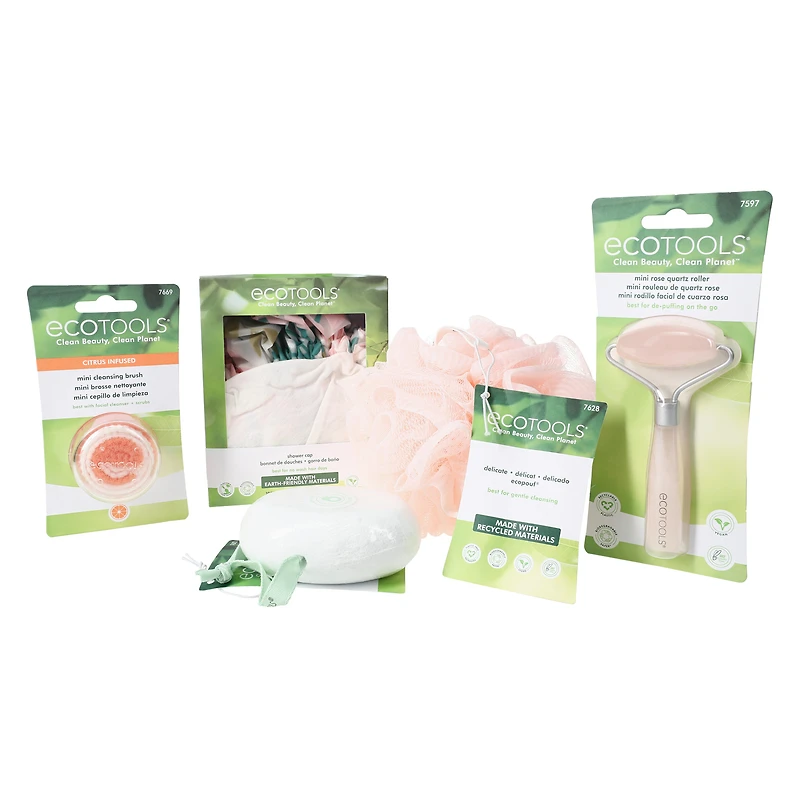 EcoTools® Pamper In Pink Exclusive 5-Piece Face + Body Kit