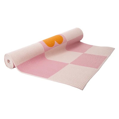 Series-8 Fitness™ Checker Heart Yoga Mat 6mm