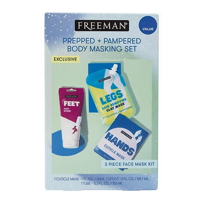 Freeman® Prepped & Pampered 3-Piece Body Masking Set