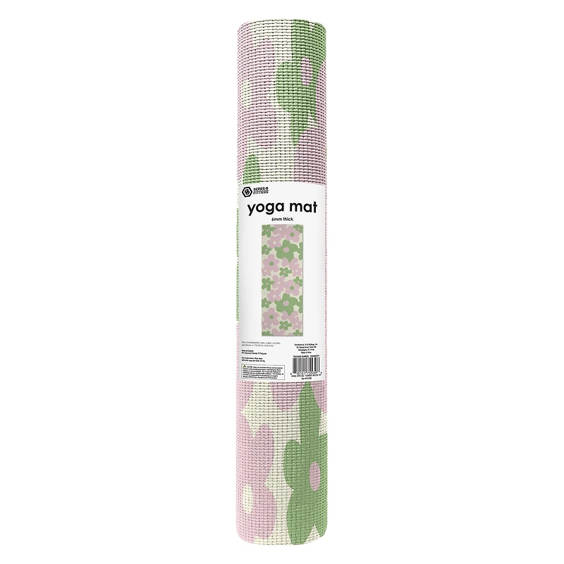 Series-8 Fitness™ Printed Yoga Mat 6mm