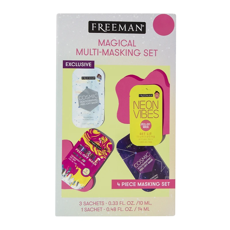 Freeman® Magical Multi-Masking 4-Piece Set