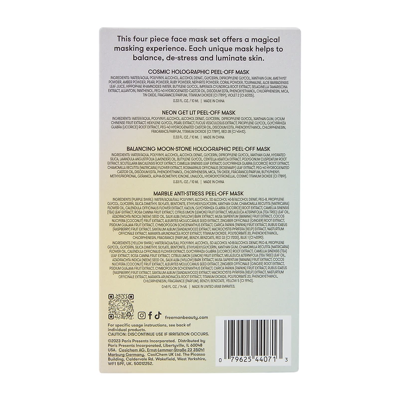 Freeman® Magical Multi-Masking 4-Piece Set