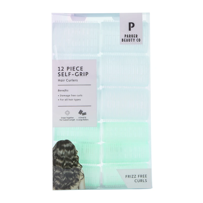 Self-Grip Hair Curlers 12-Count