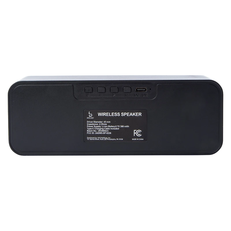 Diamond Bluetooth® Wireless Speaker 6.7in x 2.4in