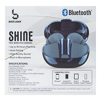 Shine Chrome Bluetooth® Wireless Earbuds With Mic