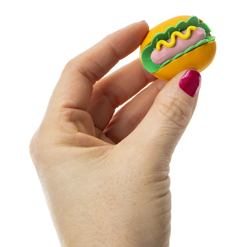 Dino Foodie 3D Eraser Set 5-Pack