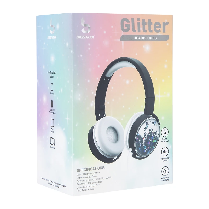 Glitter Wired Headphones
