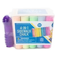4-In-1 Sidewalk Chalk Set