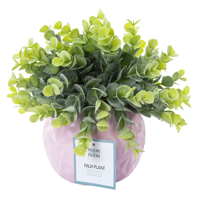 Faux Potted Plant 4.72in x 7in