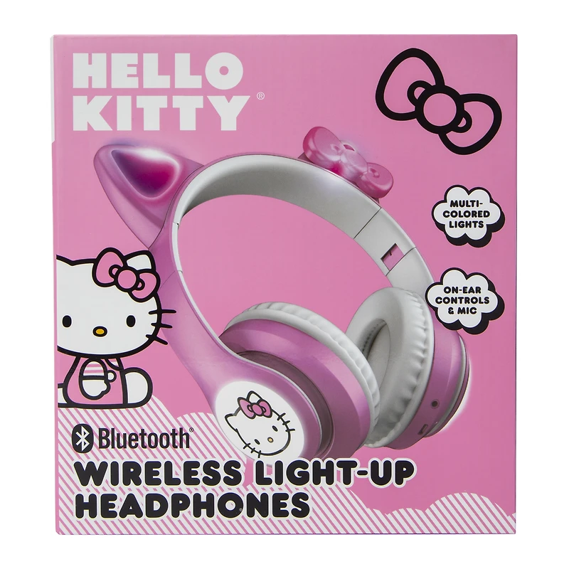 Bluetooth™ Hello Kitty® Wireless Light Up Headphones