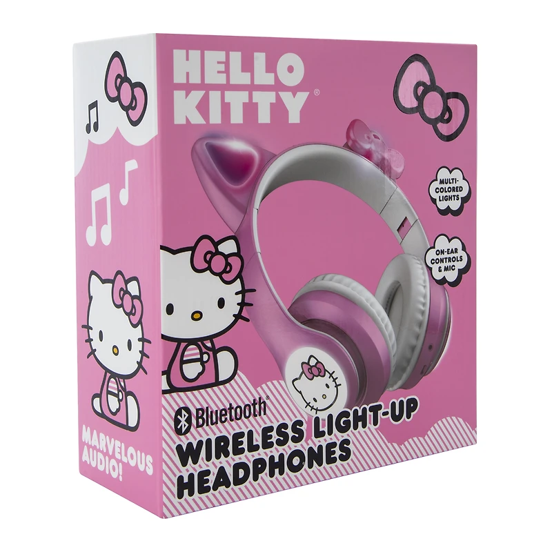 Bluetooth™ Hello Kitty® Wireless Light Up Headphones