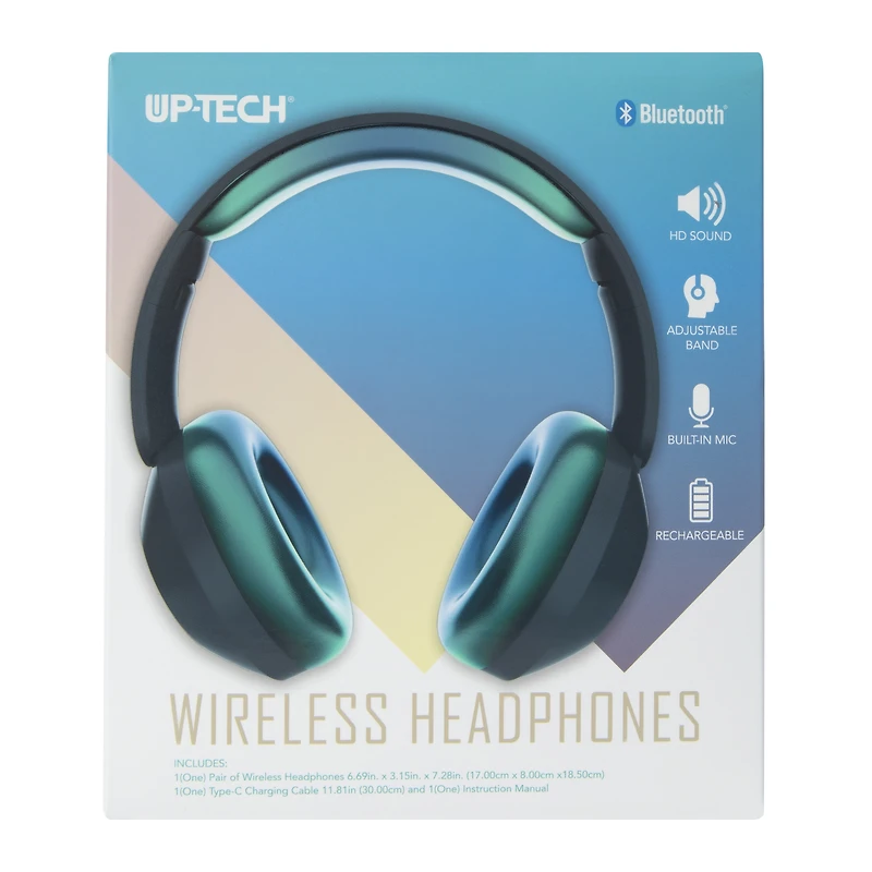 Ombre Wireless Headphones With Mic