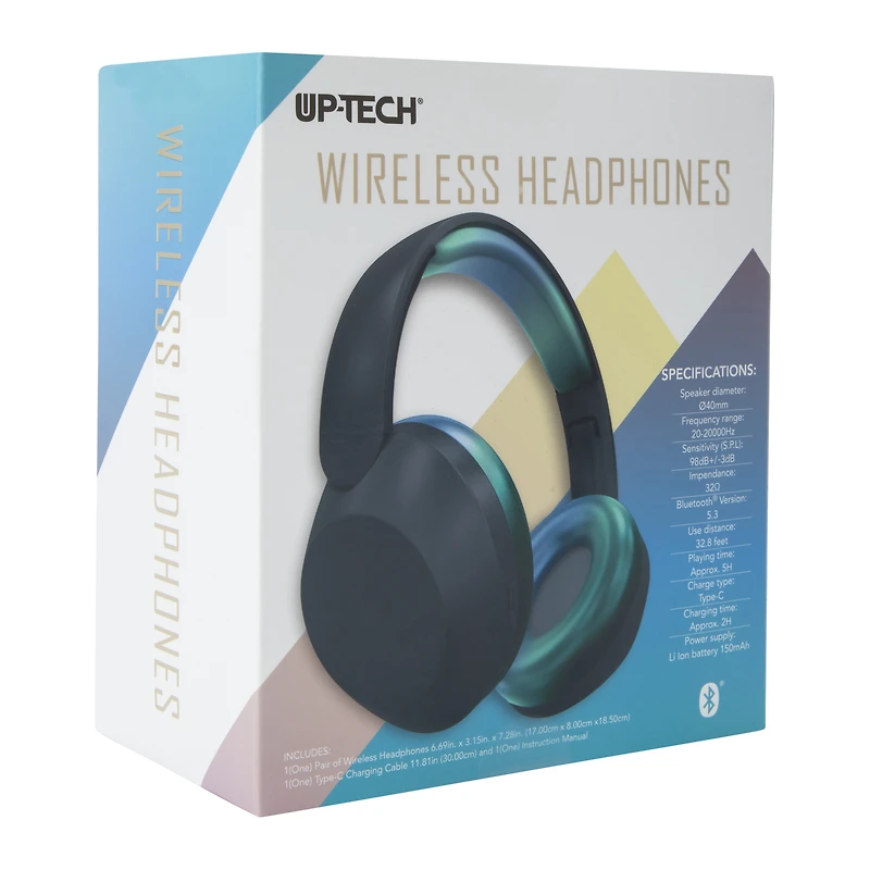 Ombre Wireless Headphones With Mic