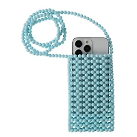 Beaded Crochet Phone Crossbody Pouch