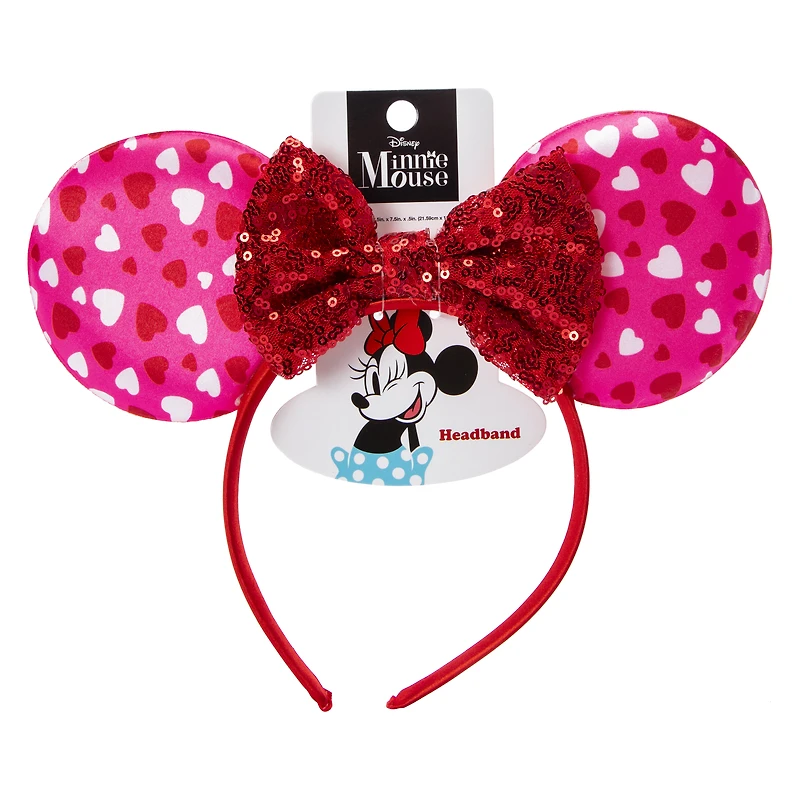 Disney Minnie Mouse Ears Heart Headband