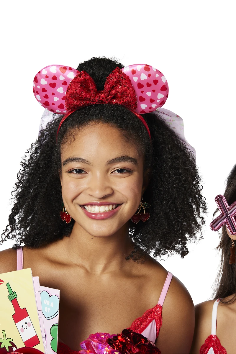Disney Minnie Mouse Ears Heart Headband