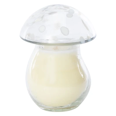 Glass Mushroom Candle