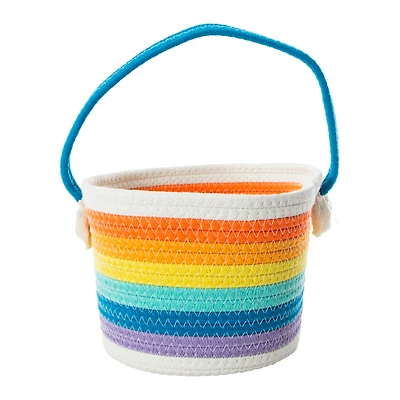 Rainbow Rope Easter Basket