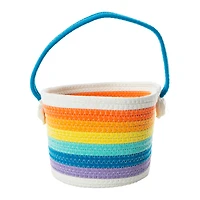 Rainbow Rope Easter Basket