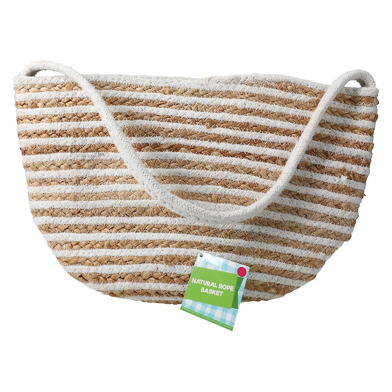 Coiled Rope Easter Basket 11in
