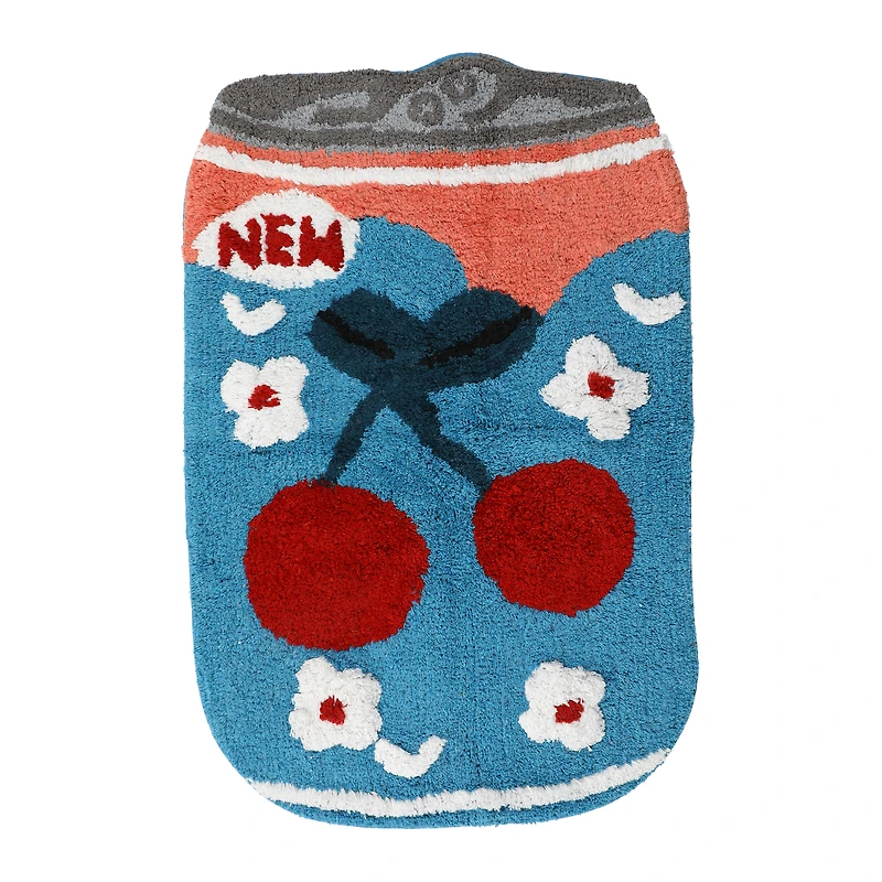 Cherry Soda Shaped Rug 20in x 30in