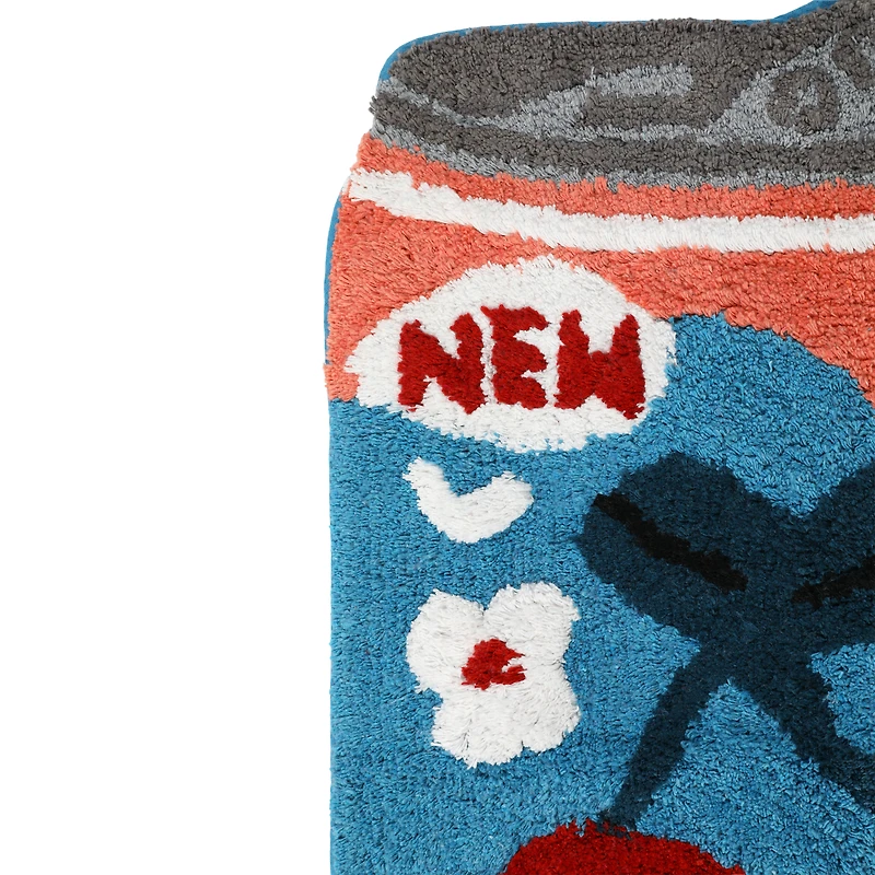 Cherry Soda Shaped Rug 20in x 30in