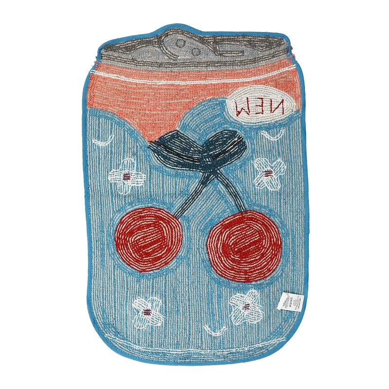 Cherry Soda Shaped Rug 20in x 30in