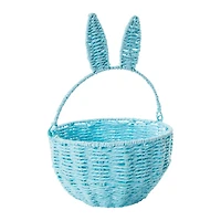 Woven Bunny Easter Basket