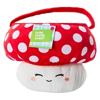 Plush Mushroom Easter Basket