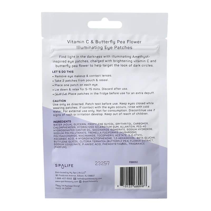 Crystal-Inspired Infused Eye Patches 8-Count