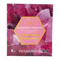 Ruby Gemstone Face Sheet Mask
