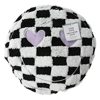 Plush Happy Face Pillow 16in