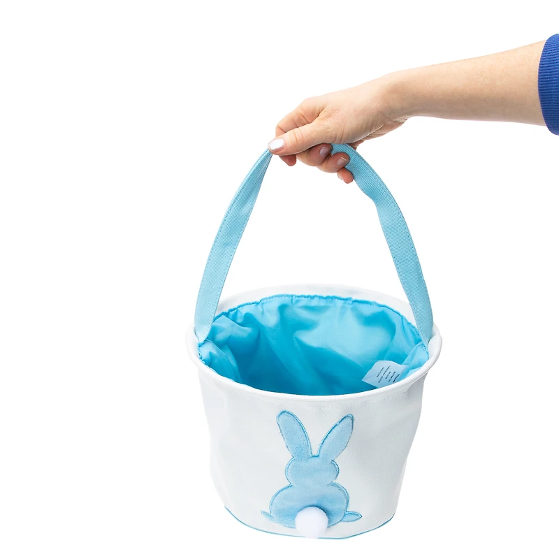 Bunny Tail Canvas Easter Basket