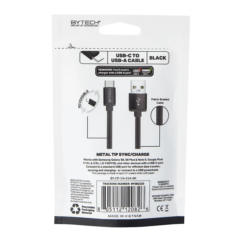 6ft USB-C Braided Cable