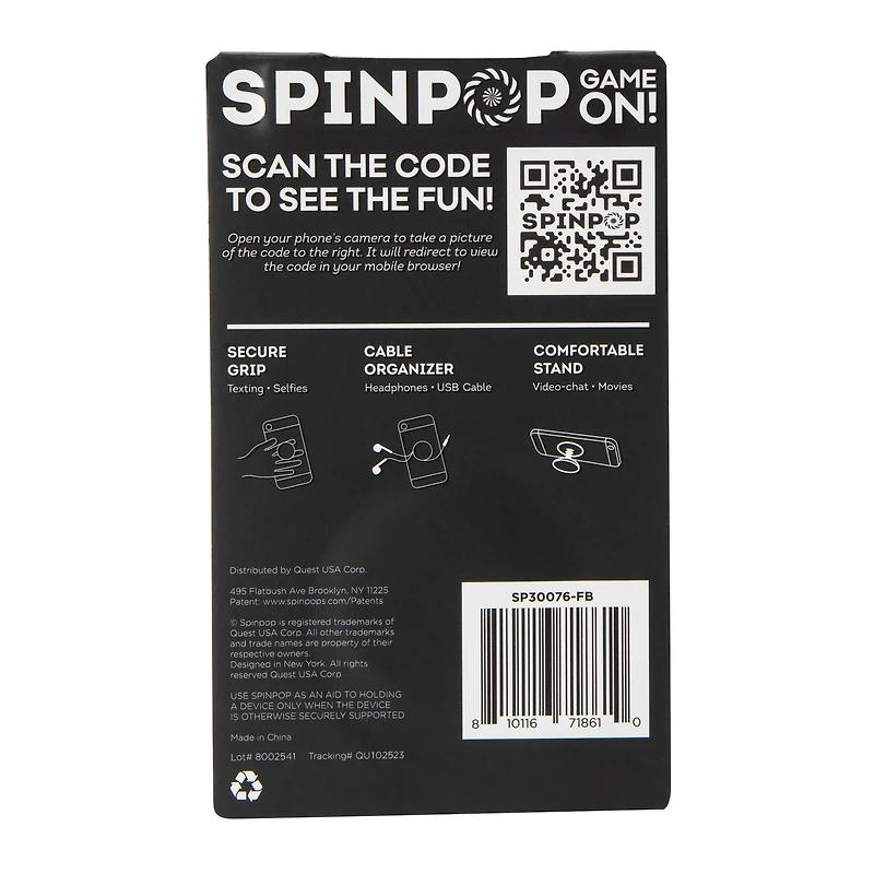SpinPop Game On! Phone Holder