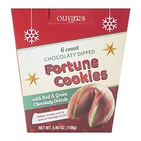 Chocolate-Dipped Fortune Cookies 6-Count