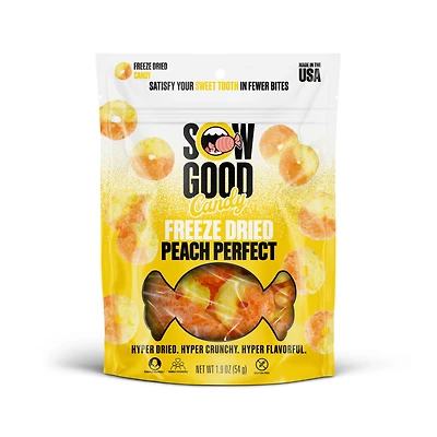 Sow Good™ Freeze Dried Peach Perfect Candy 1.9oz