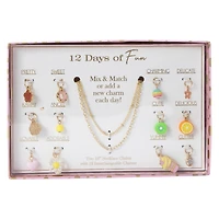 12 Days of Christmas Charm Necklace Set