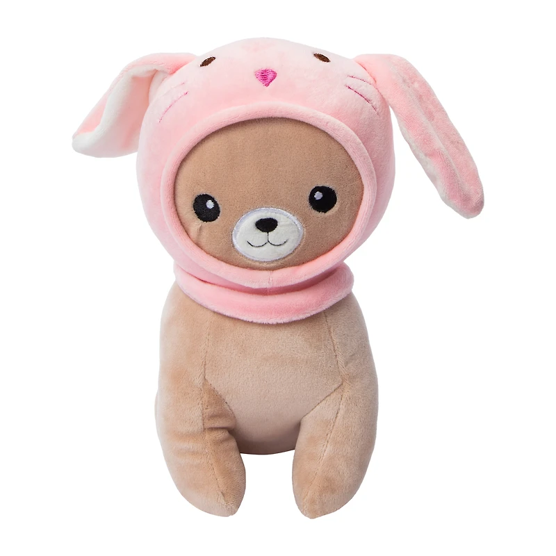 Smoochy Pals™ Hooded Stuffed Animal Plush 10.23in