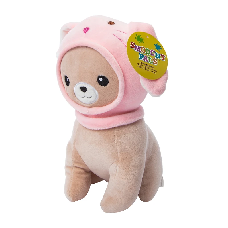 Smoochy Pals™ Hooded Stuffed Animal Plush 10.23in